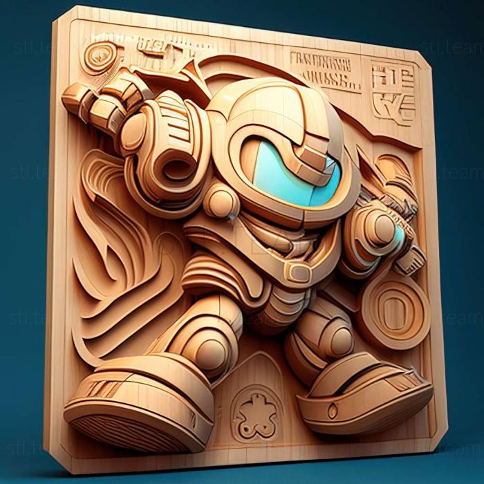 3D model Mighty No9 game (STL)